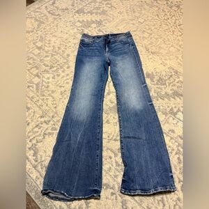 Express Women’s Mid Rise 70s Flare Jeans